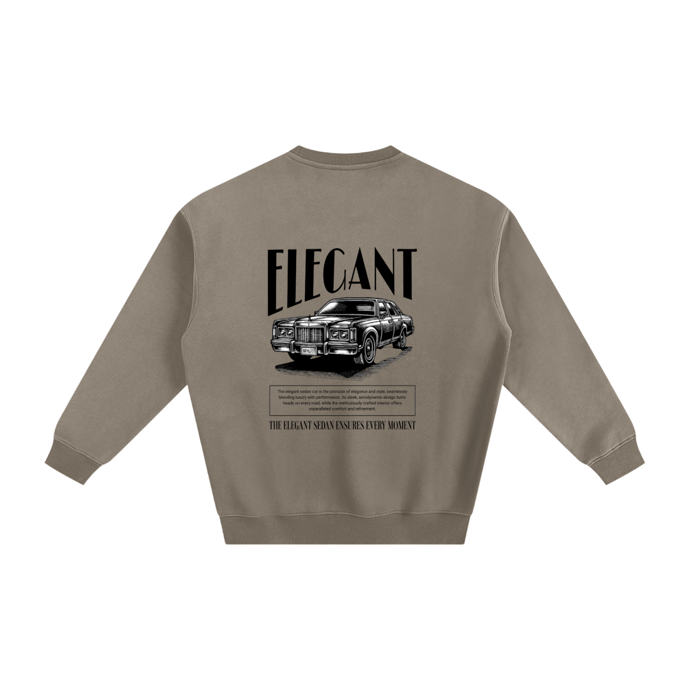 Elegant Fleeced Sweatshirt