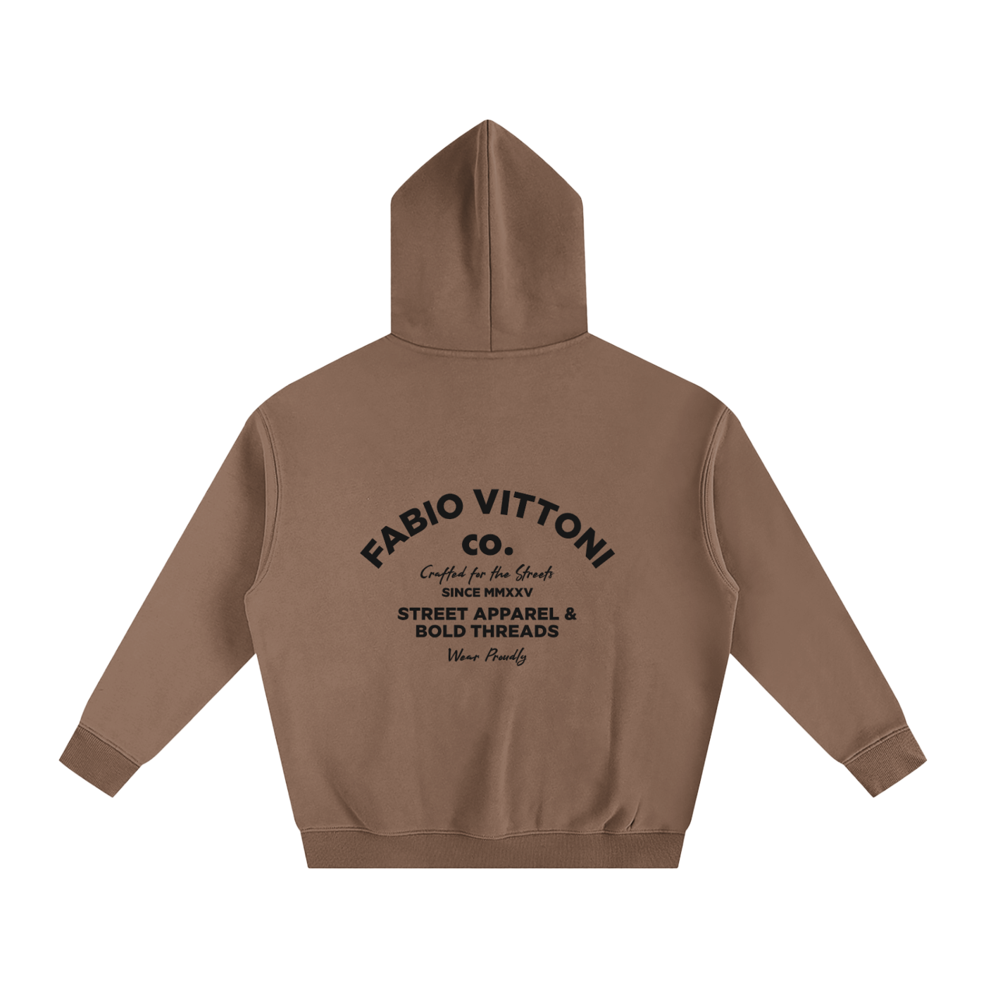 Fabio Vittoni Co. Oversized Fleeced Hoodie