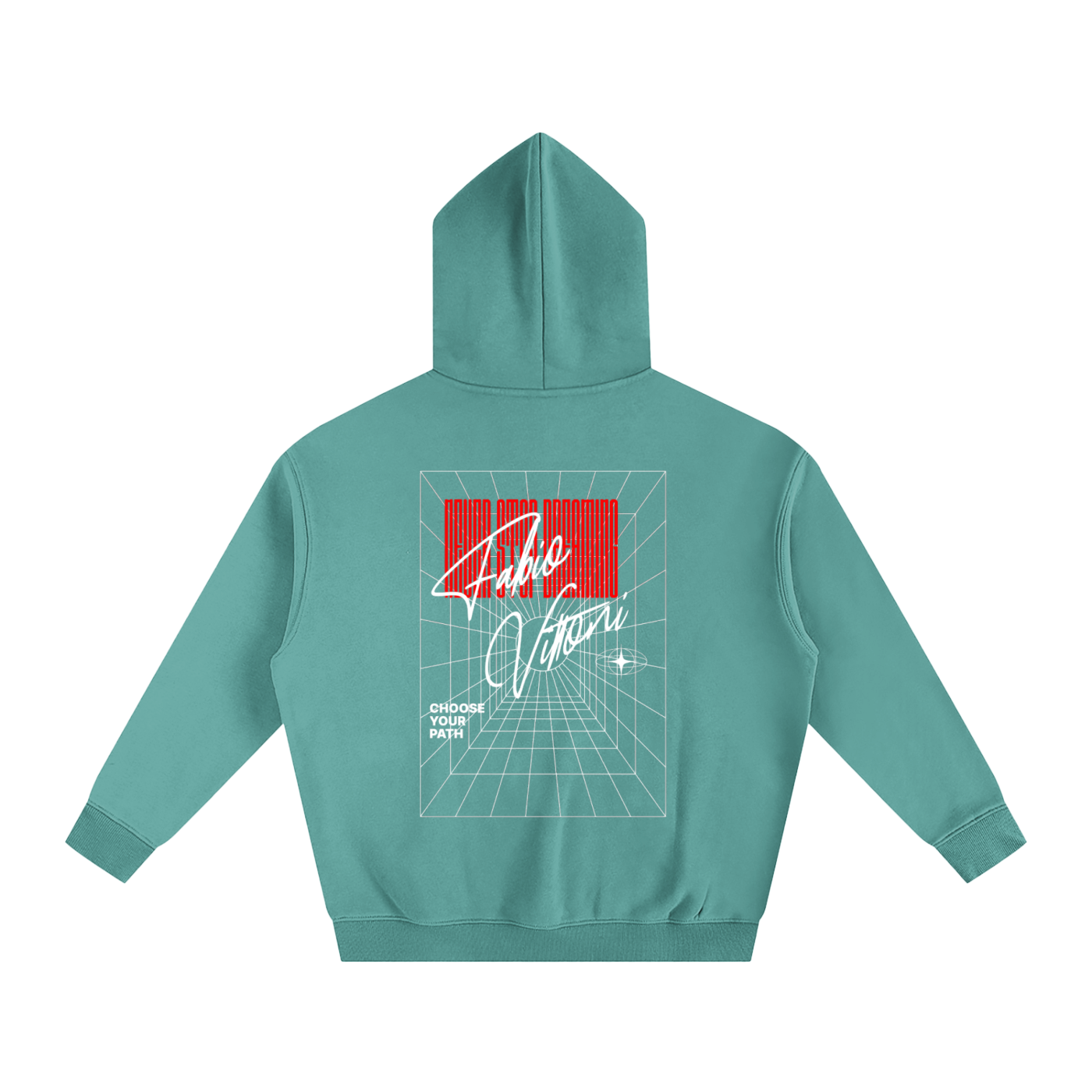 Never Stop Dreaming Oversize Fleeced Hoodie