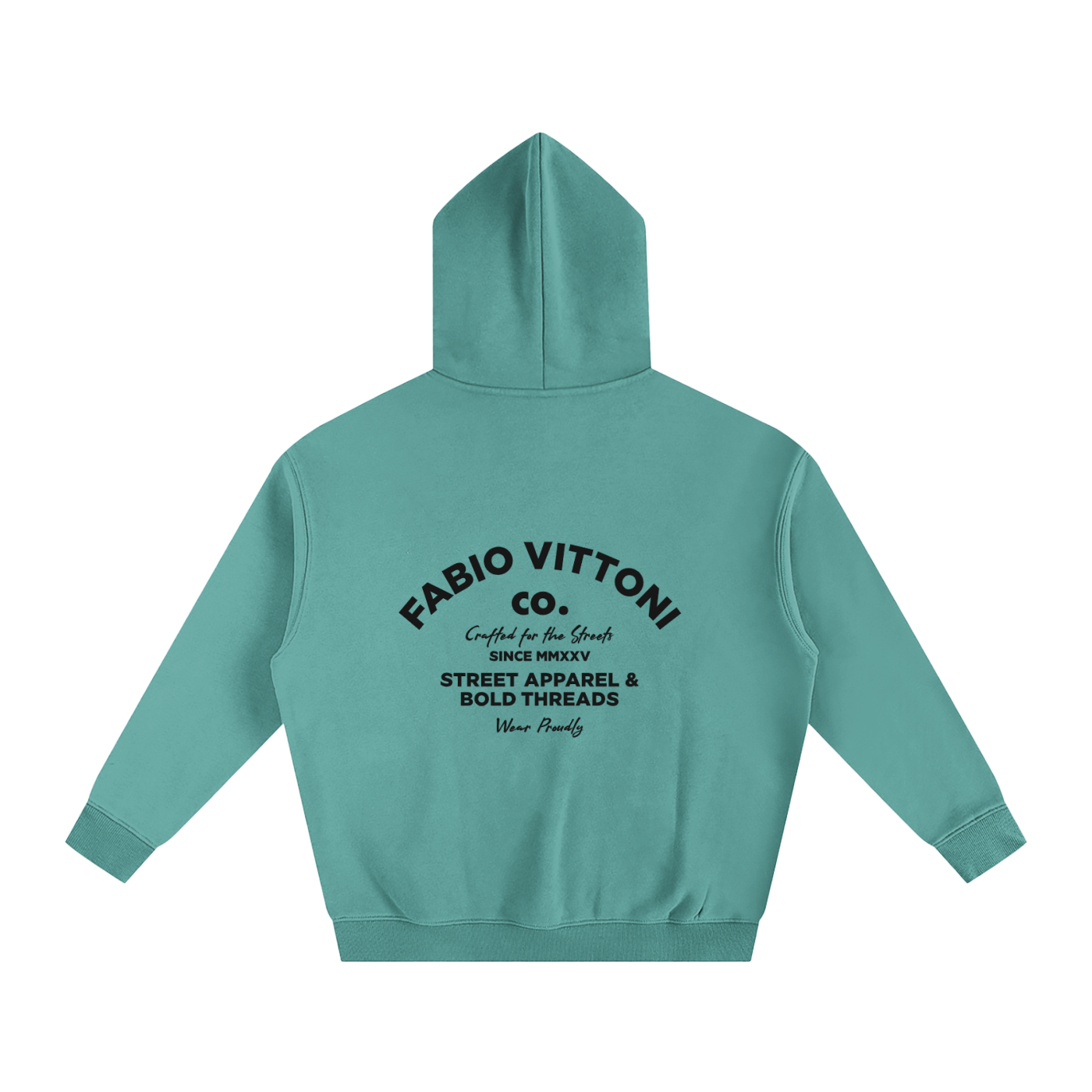 Fabio Vittoni Co. Oversized Fleeced Hoodie