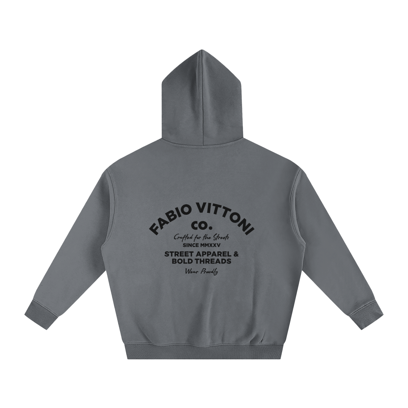 Fabio Vittoni Co. Oversized Fleeced Hoodie