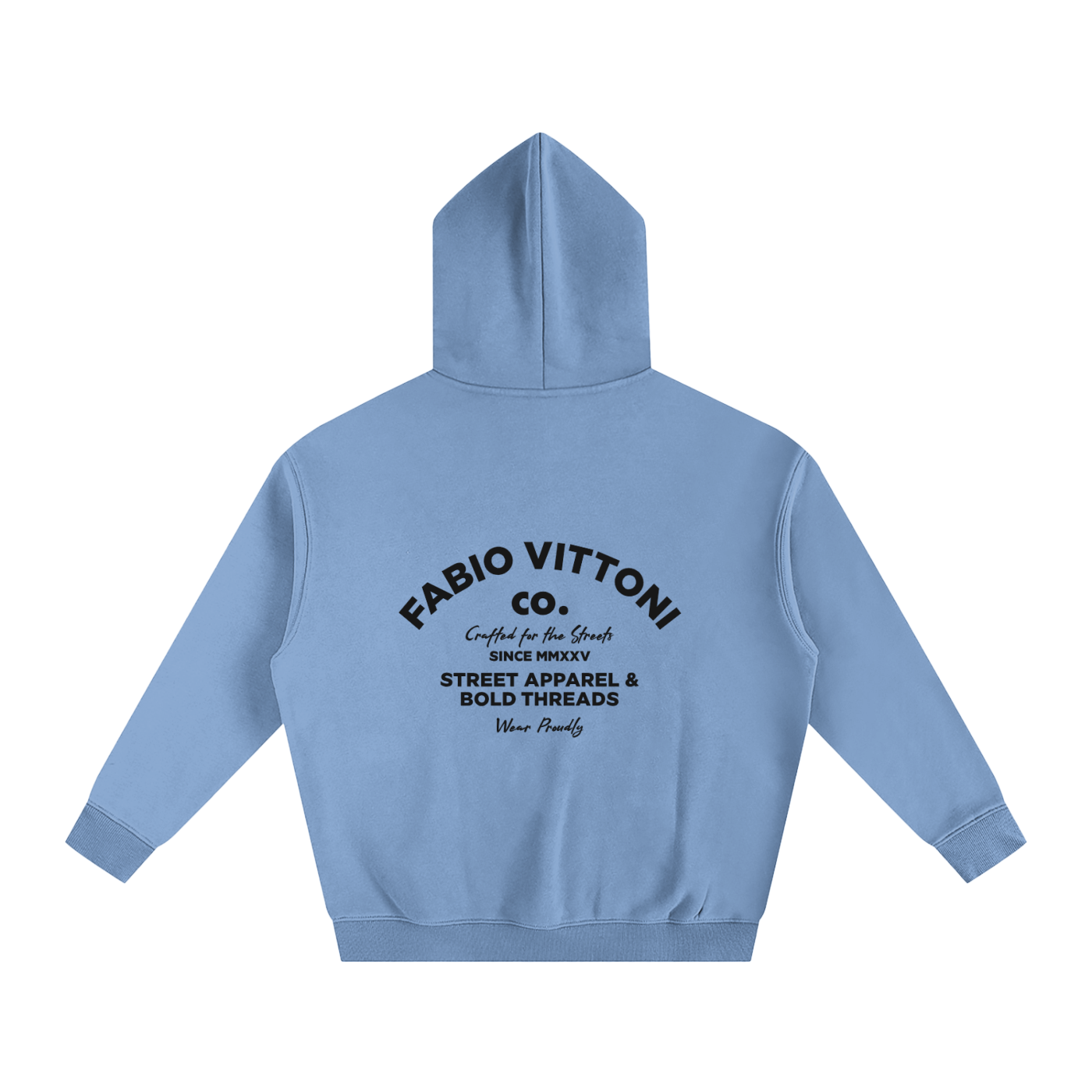 Fabio Vittoni Co. Oversized Fleeced Hoodie