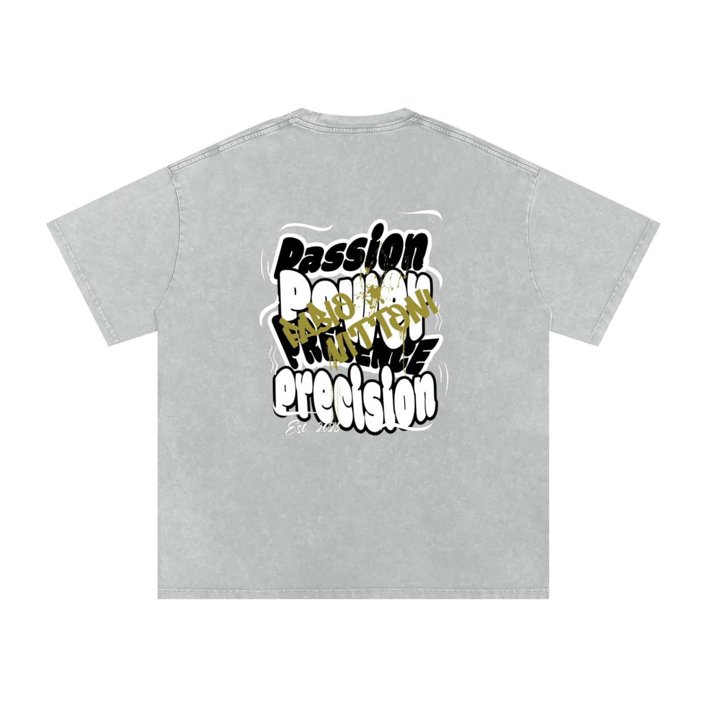 Quadruple P Acid Wash Oversize T-Shirt - 250 GSM