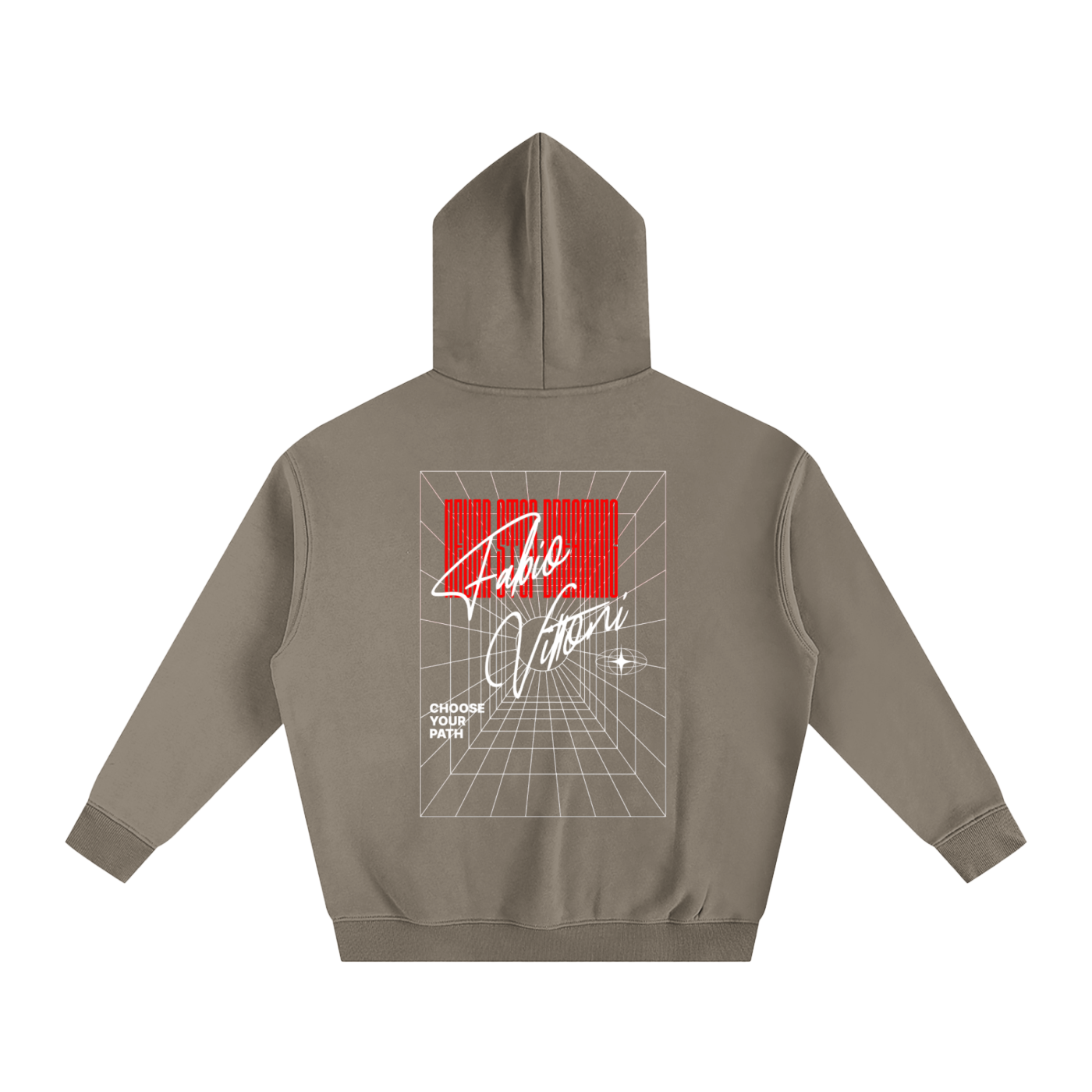 Never Stop Dreaming Oversize Fleeced Hoodie