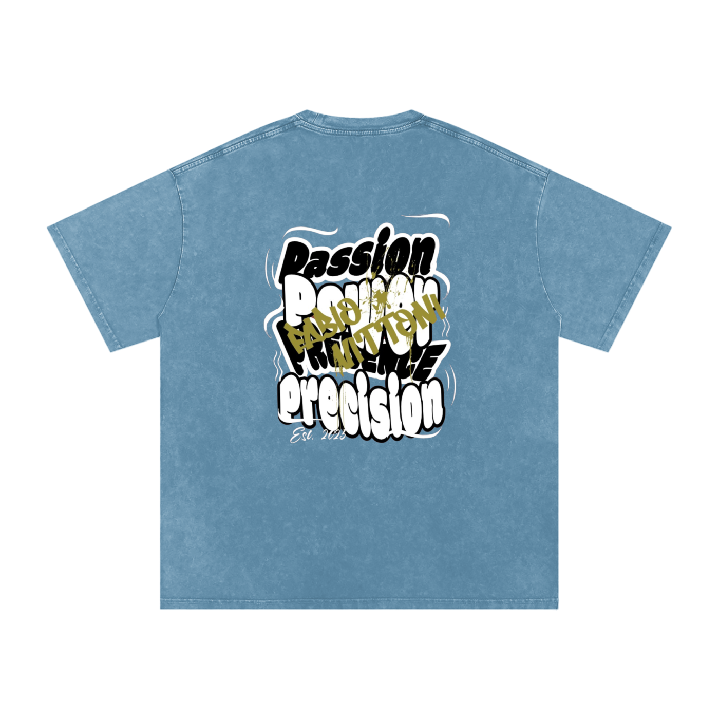 Quadruple P Acid Wash Oversize T-Shirt - 250 GSM