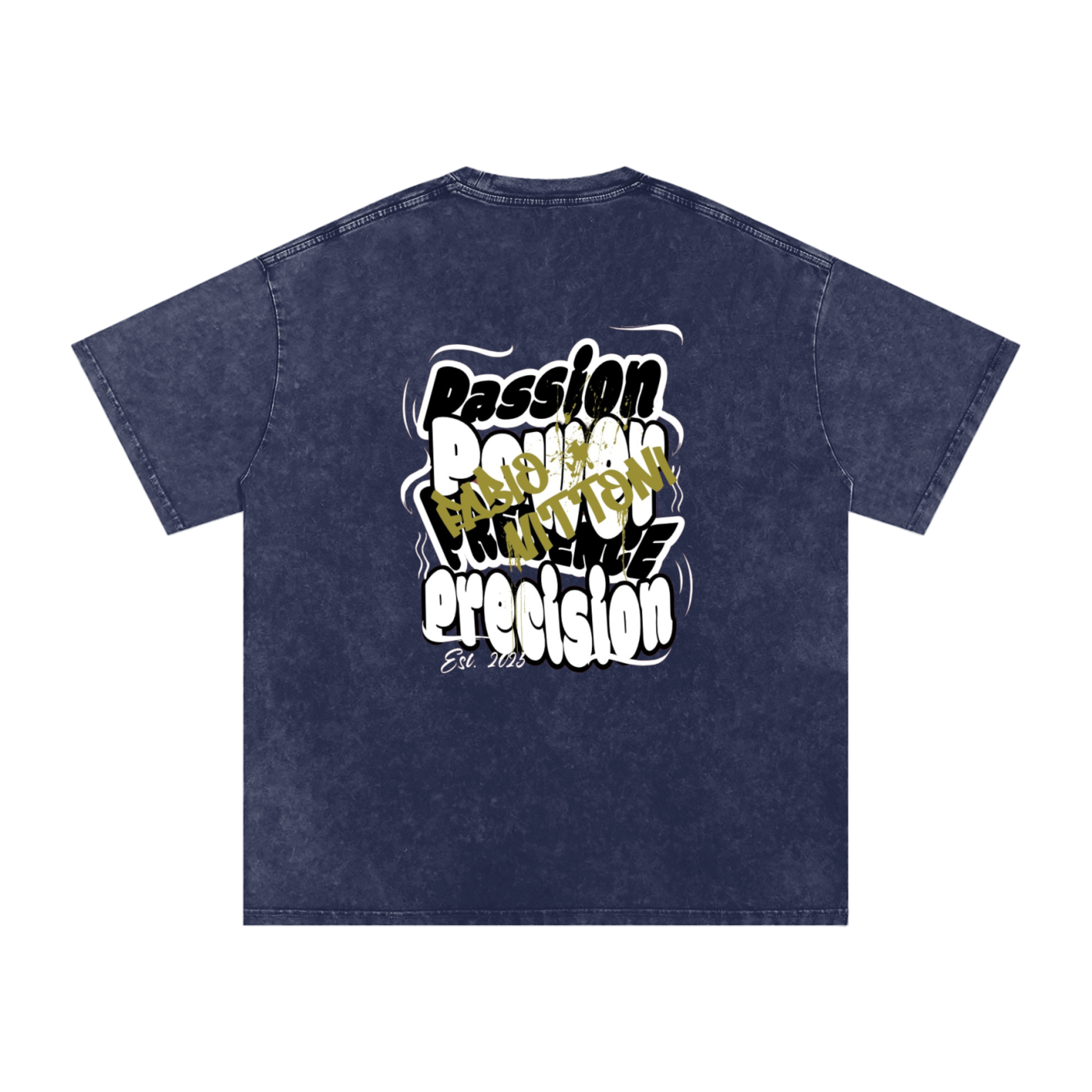 Quadruple P Acid Wash Oversize T-Shirt - 250 GSM