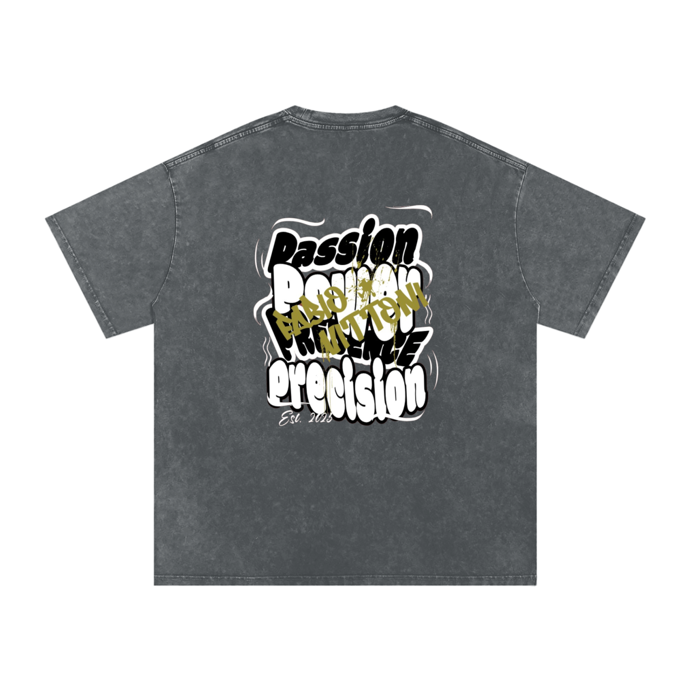 Quadruple P Acid Wash Oversize T-Shirt - 250 GSM