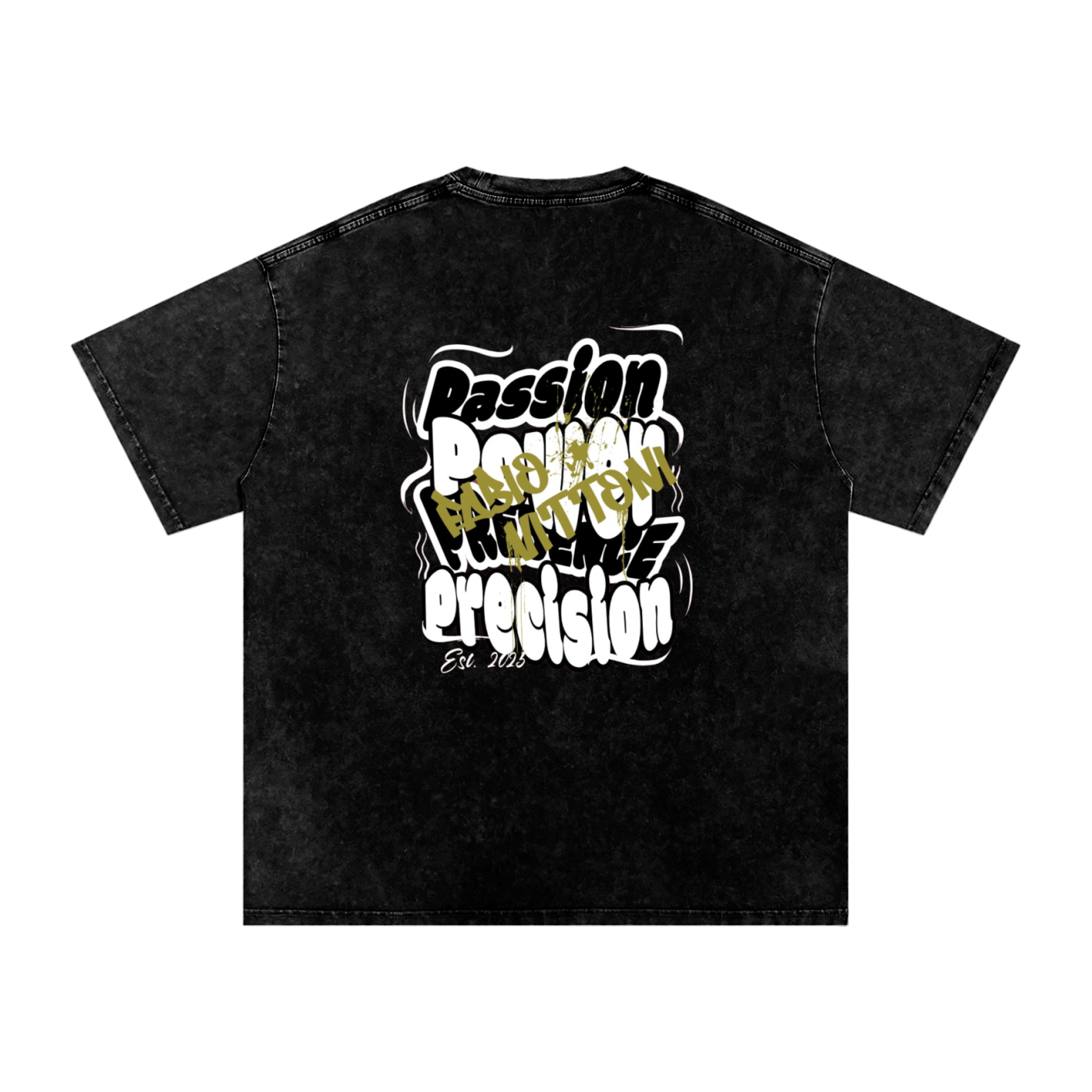 Quadruple P Acid Wash Oversize T-Shirt - 250 GSM