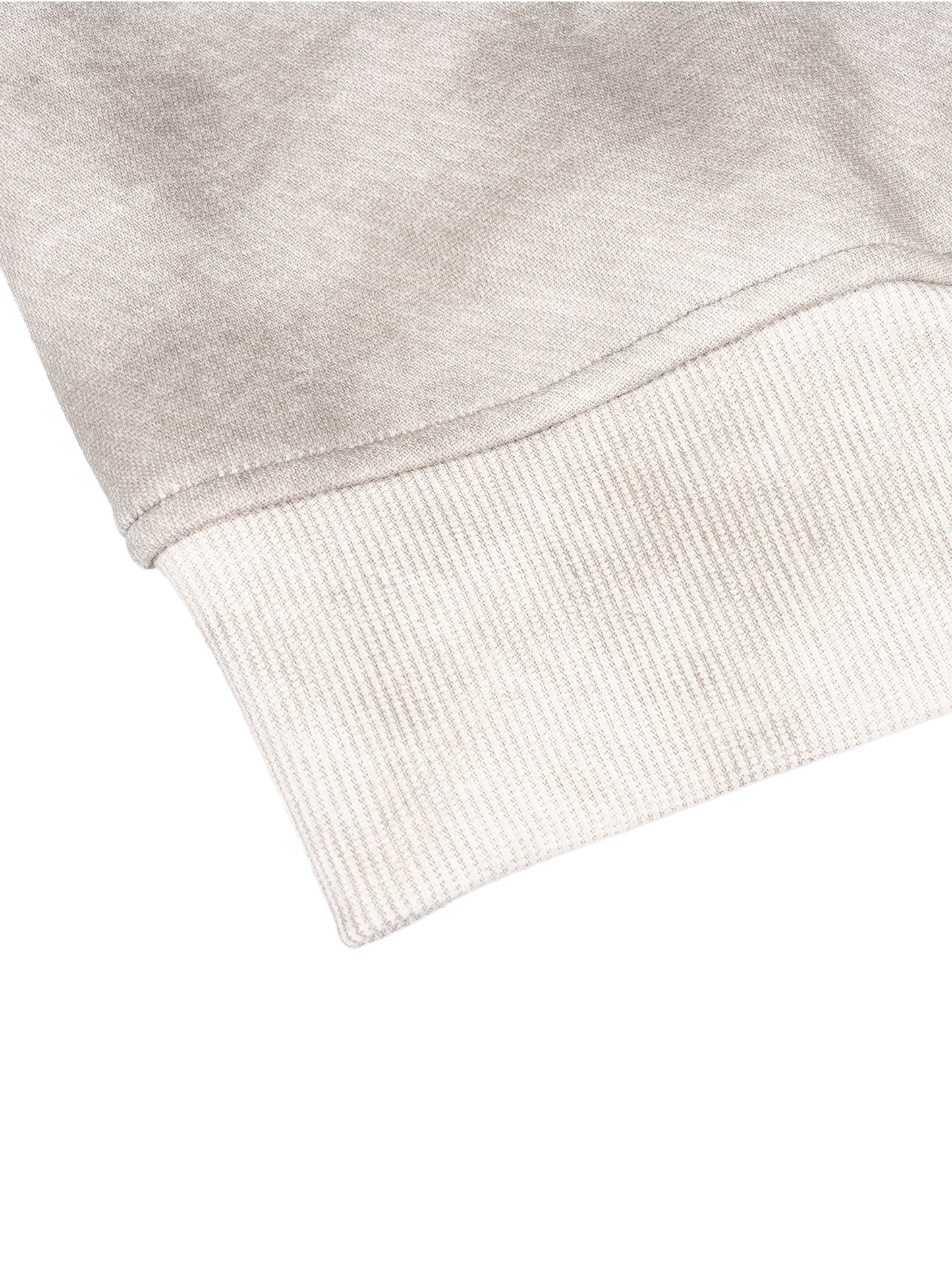 Dirty Washed Boxy Zip-up Fleece Hoodie