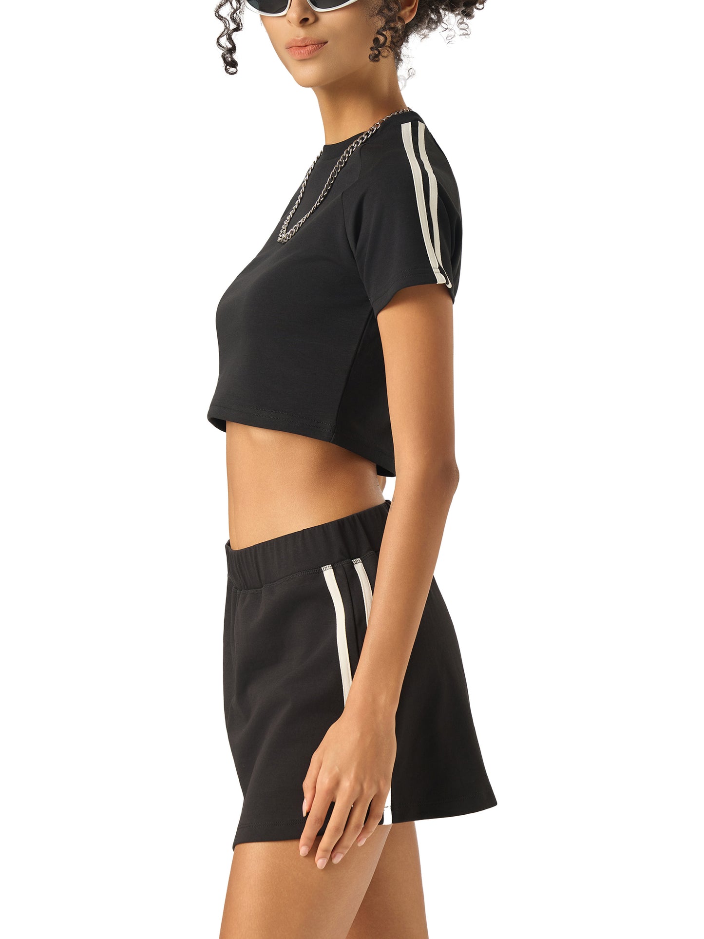 Taped Cooling Performance Crop Top
