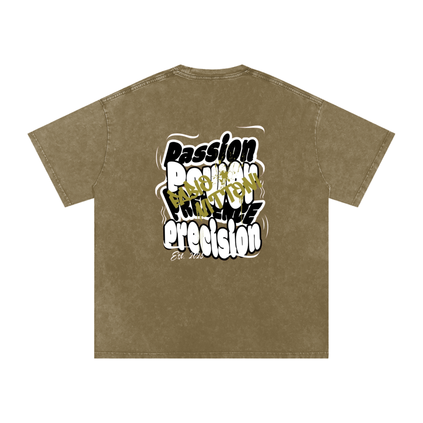 Quadruple P Acid Wash Oversize T-Shirt - 250 GSM