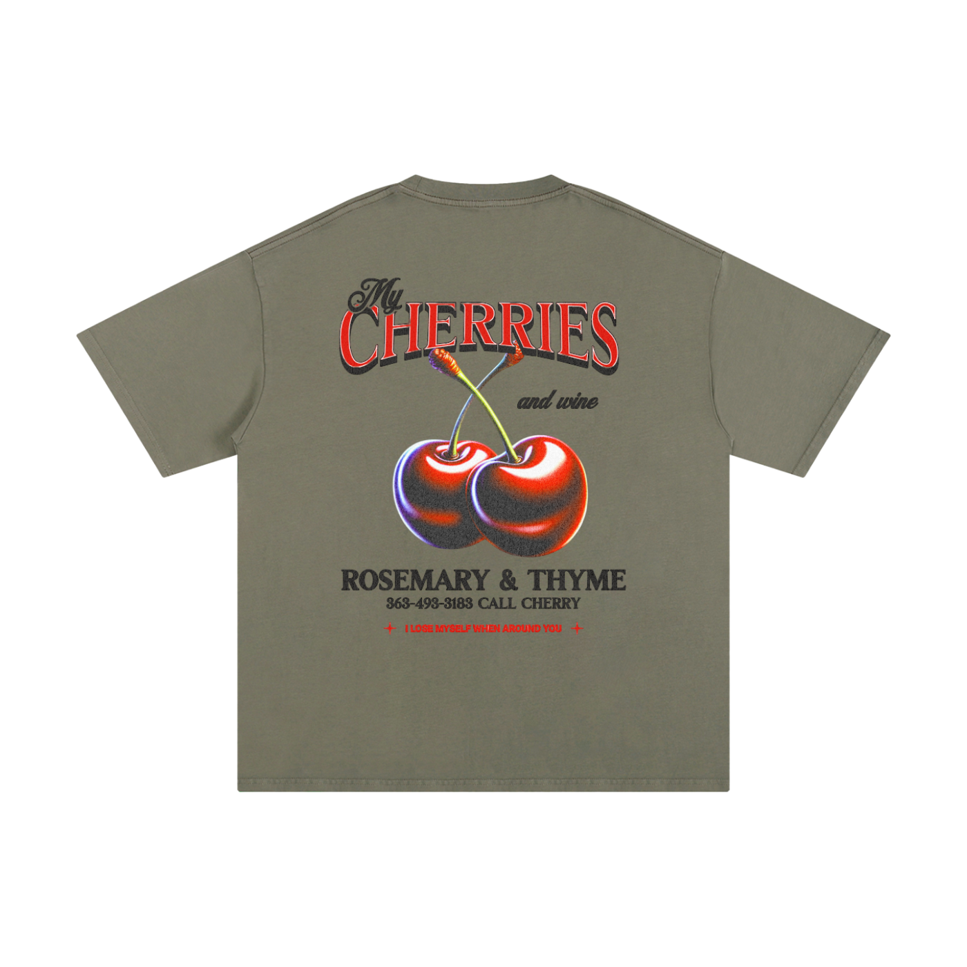 My Cherries and Wine Men's T-shirt