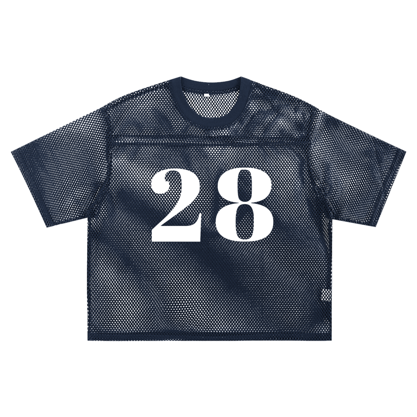 Twenty-Eight See-through Boxy Net T-shirt