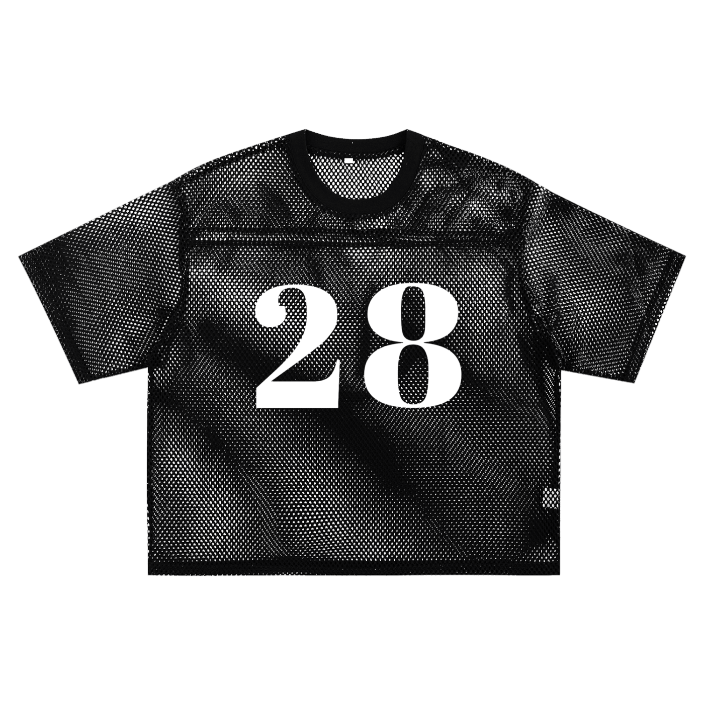 Twenty-Eight See-through Boxy Net T-shirt