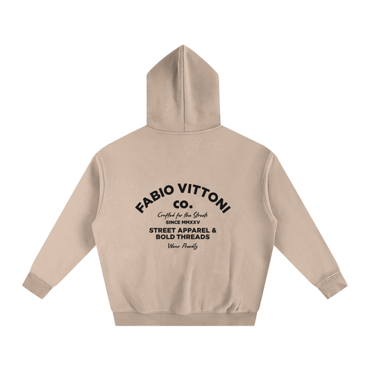 Fabio Vittoni Co. Oversized Fleeced Hoodie