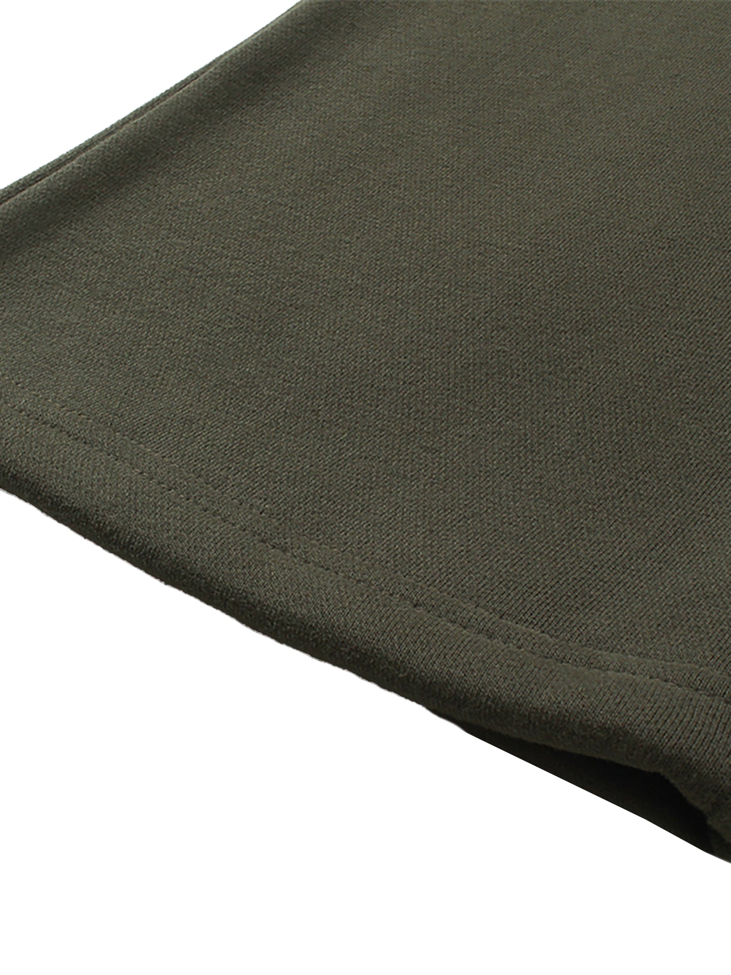 Streetwear Woman's Solid Color Fleece Straight Leg Pants