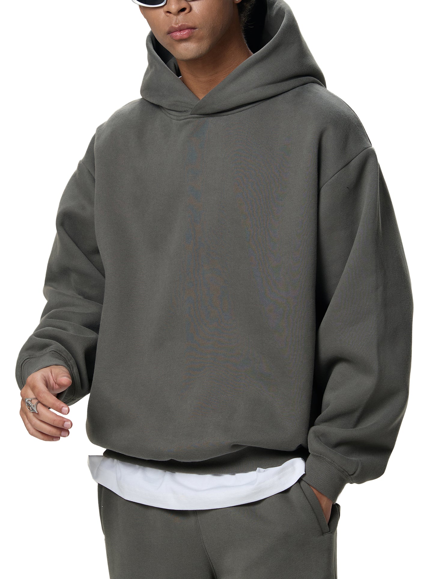 Wear The Vision Fleeced Boxy Hoodie