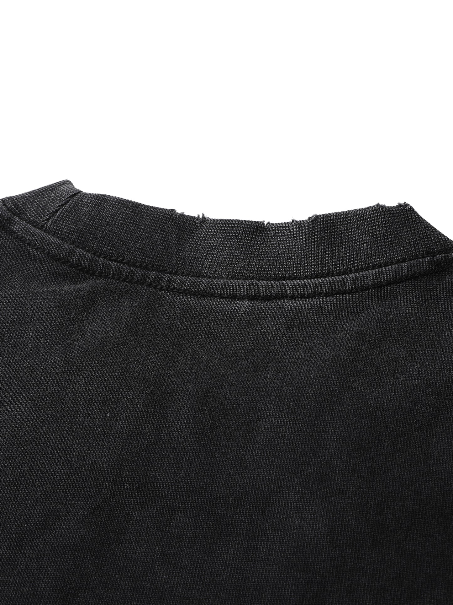 The Vittoni Club Heavyweight Vintage Washed Frayed T-Shirt